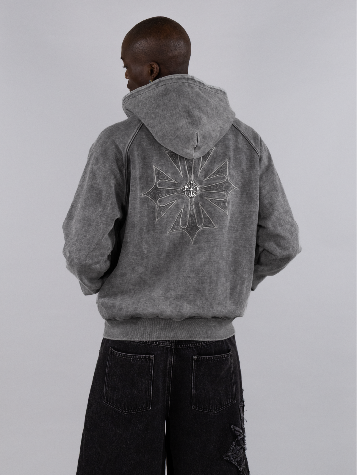 Relic Grey Zip Hoodie