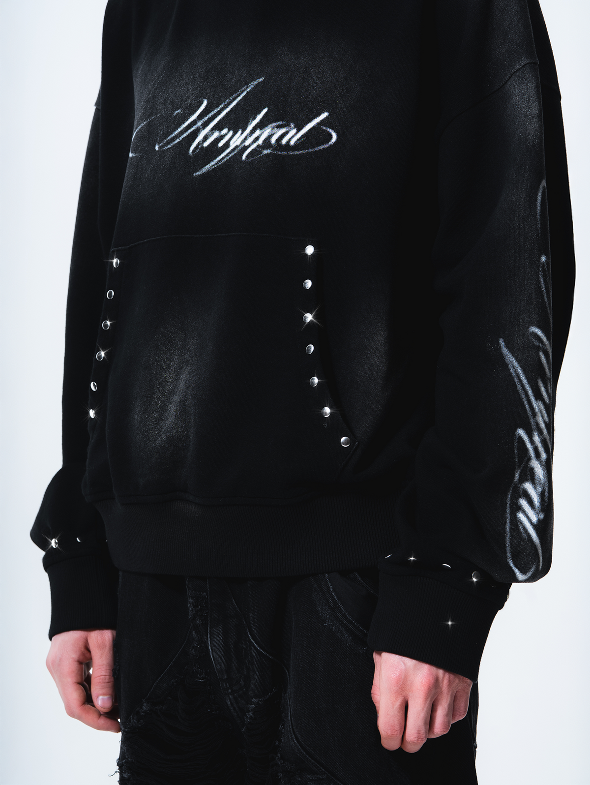Clout Black Hoodie