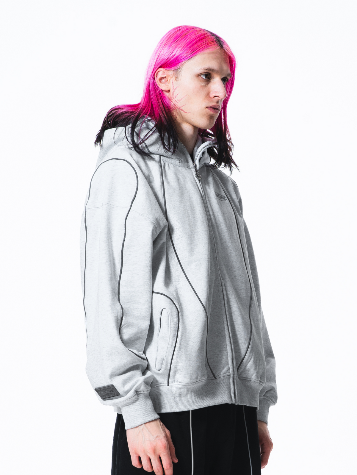 Reflective Phantom Hoodie Grey