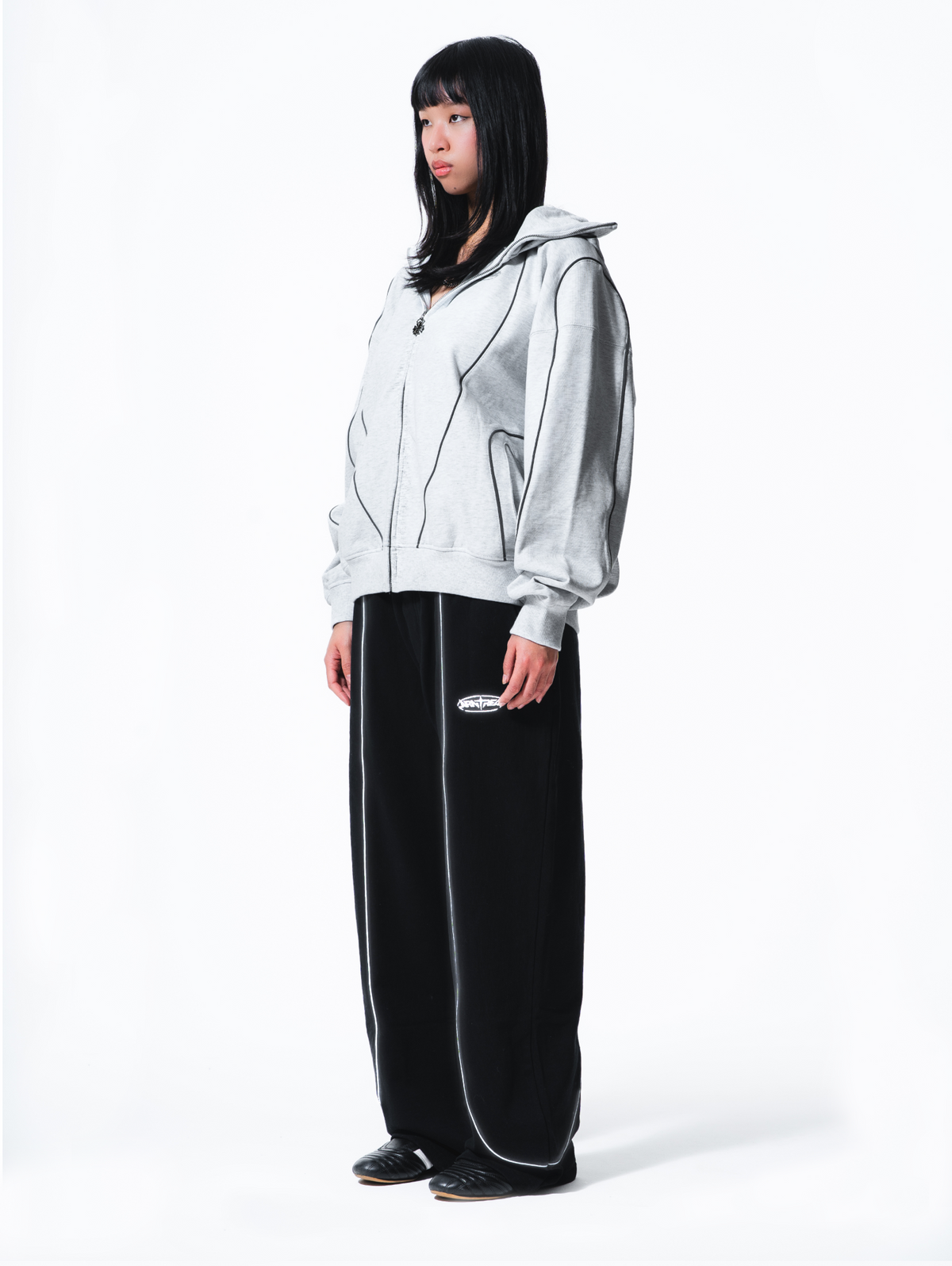 Reflective Phantom Hoodie Grey